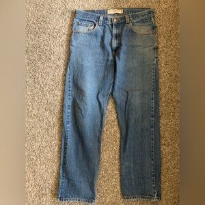 Levi's Men's Jeans Regular Fit Straight Blue Jeans Vintage Classic 90s Baggy